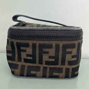 FENDI Zucca Mini Cosmetic Bag 2305-26576-098
